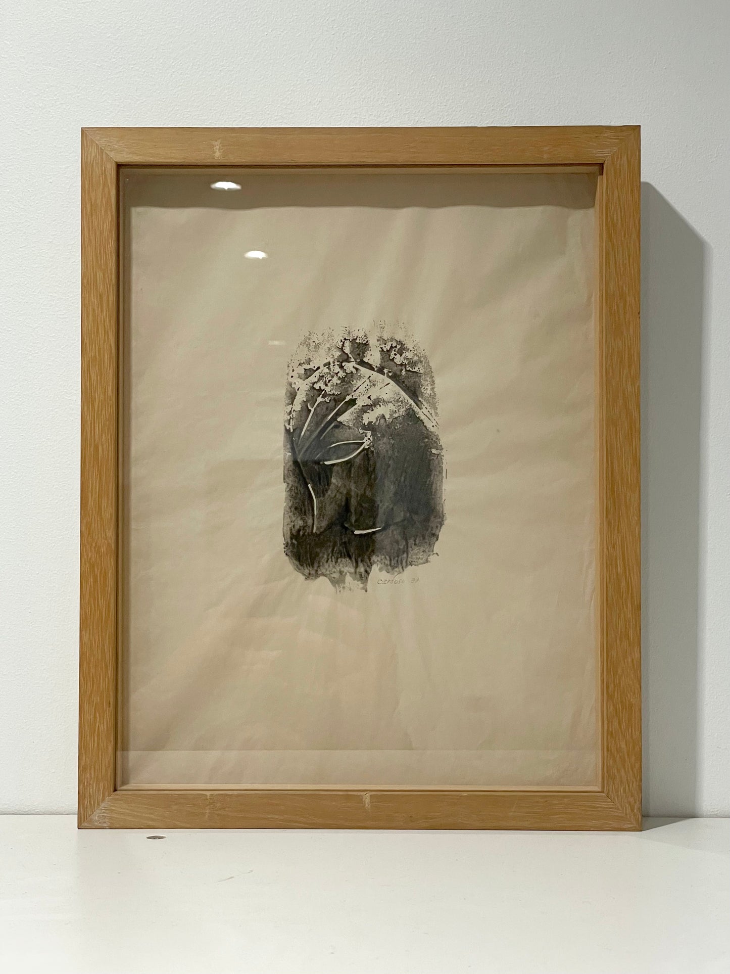 Trilogie noire, encre sur papier