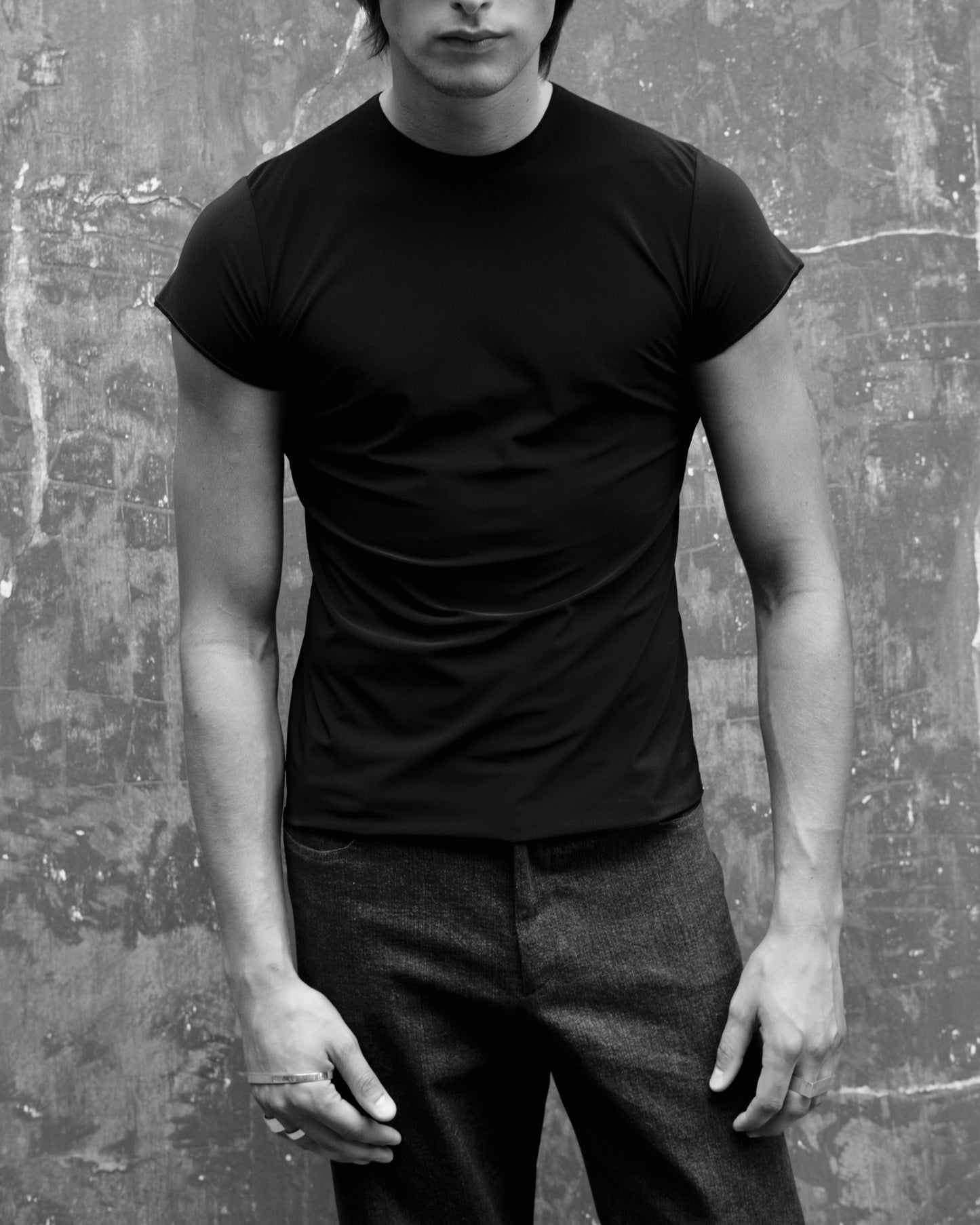 L8 Short sleeve crew neck trucker