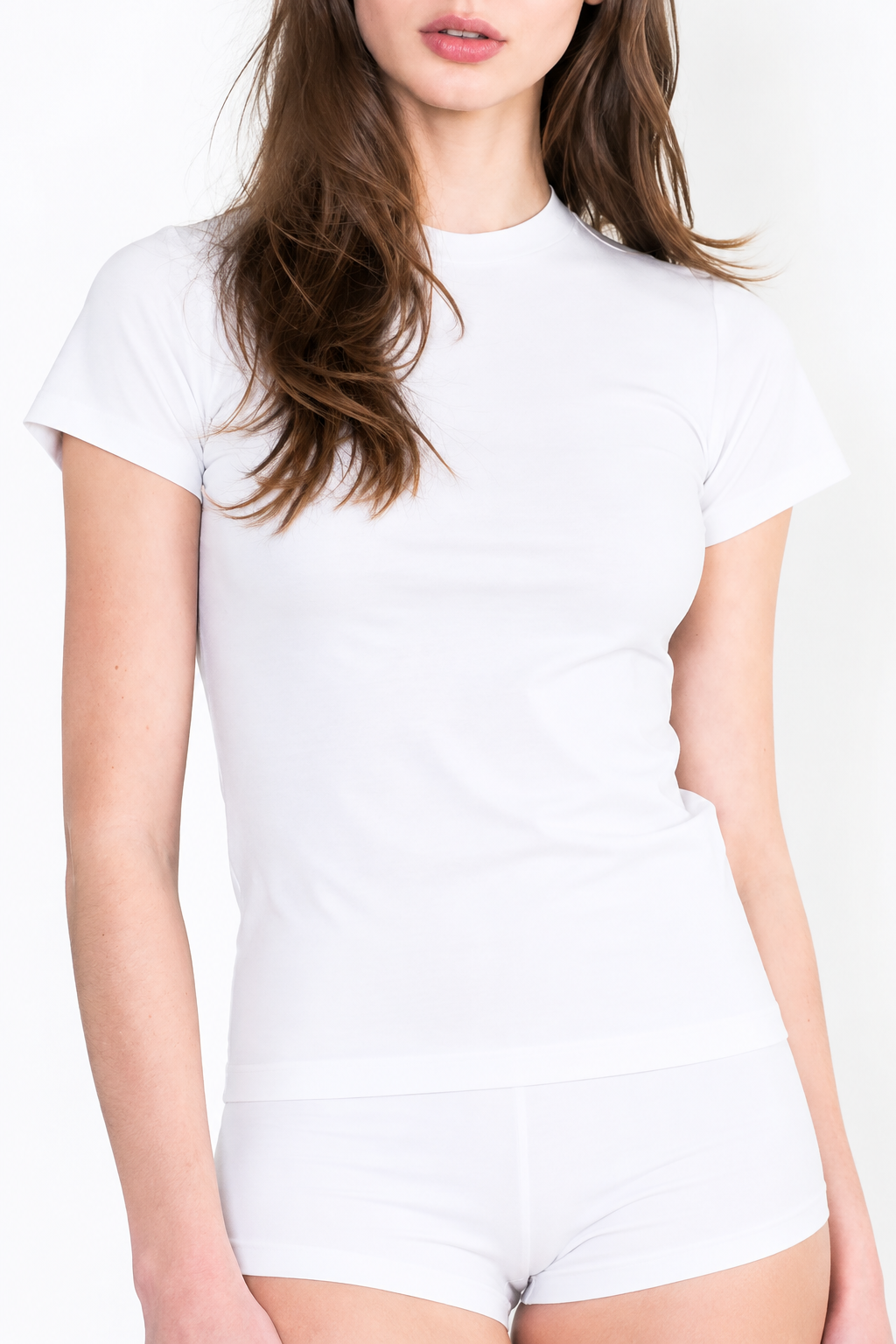 L8 Short sleeve crew neck trucker