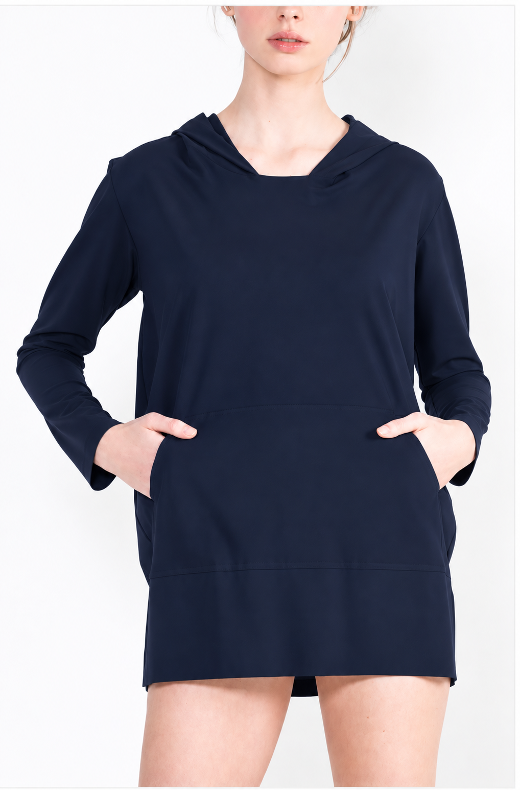 L70 Long hooded jogging sweater