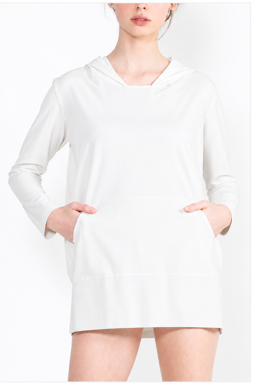 L70 Long hooded jogging sweater