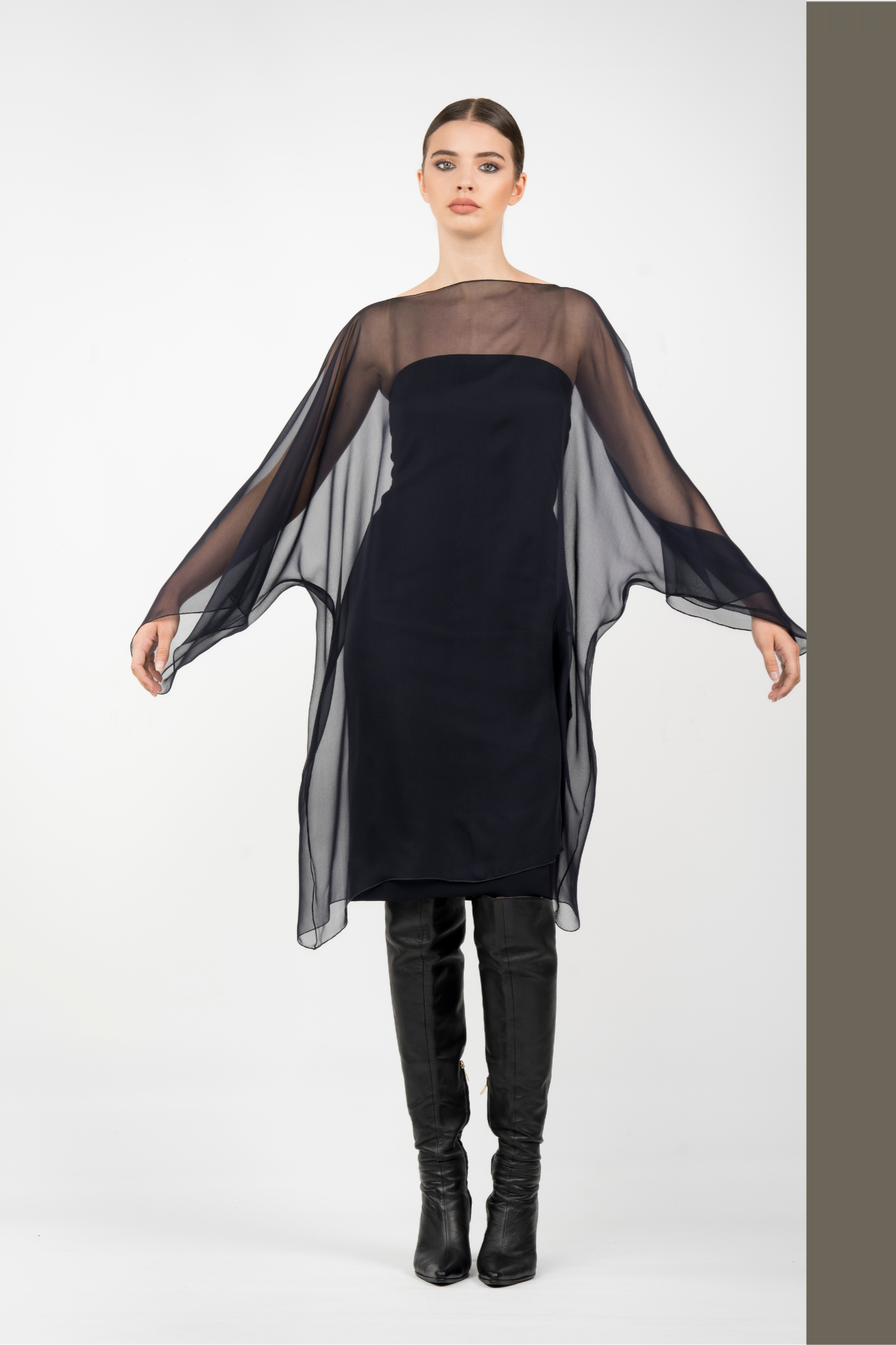 E8Bis Poncho Manches / Mi-Long