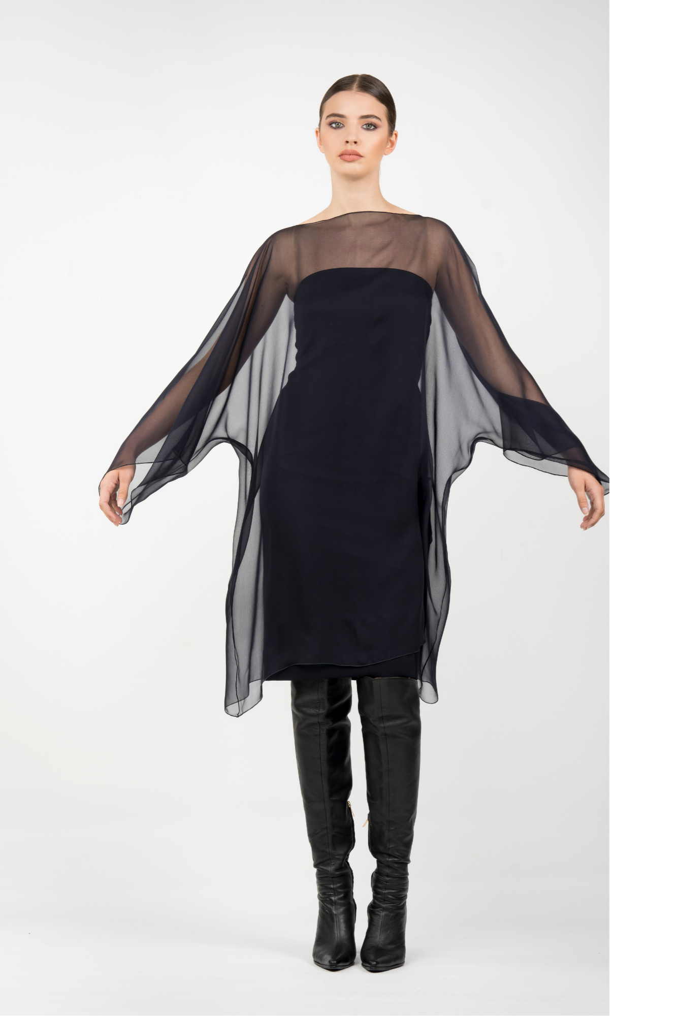 E8Bis Poncho Manches / Mi-Long