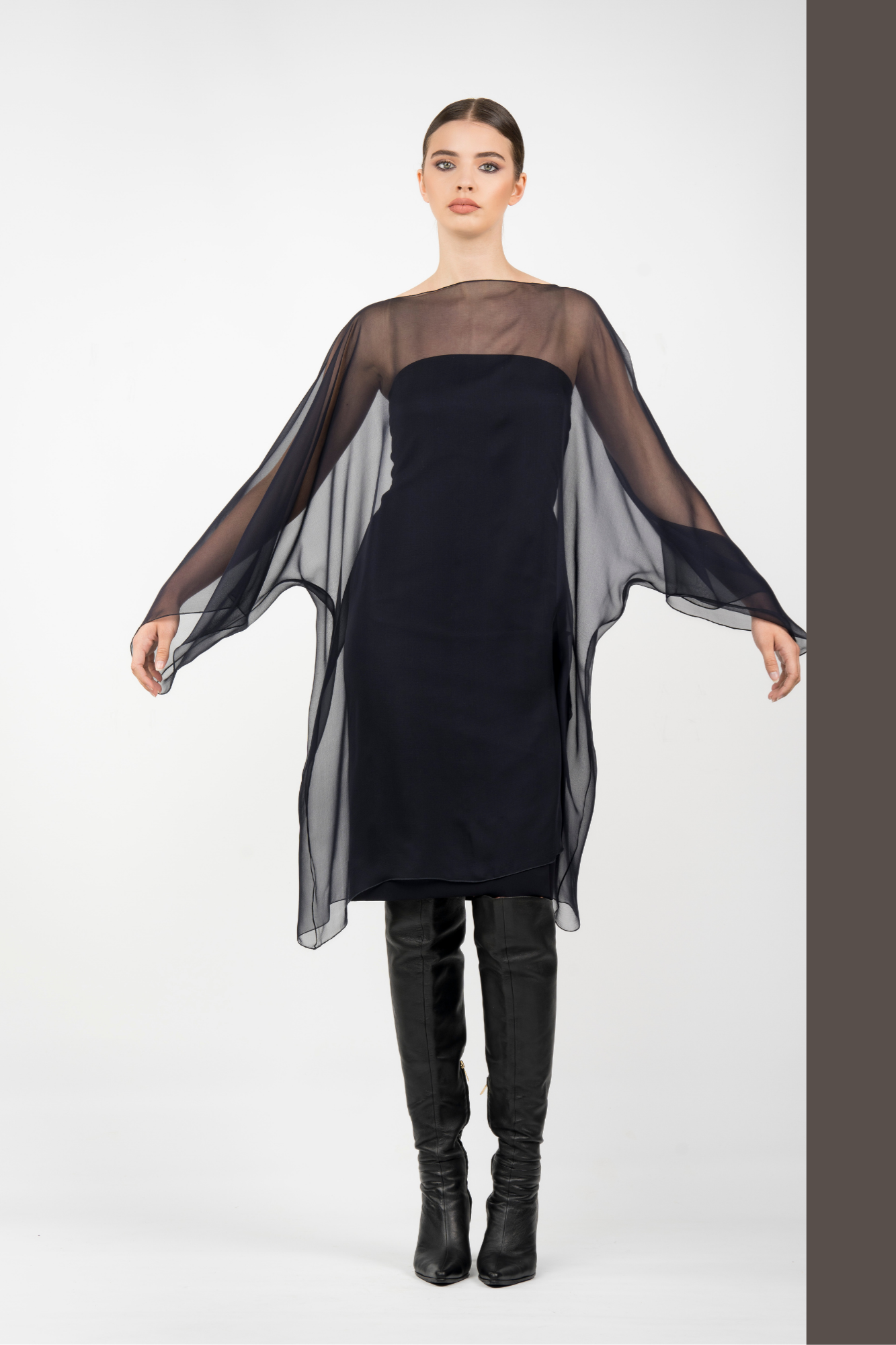 E8Bis Poncho Manches / Mi-Long